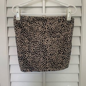 American Eagle Cheetah Tube Top